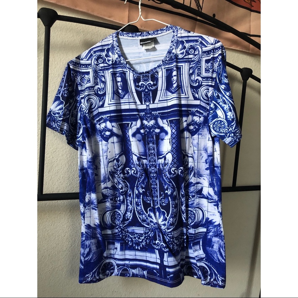 Black Milk Clothing Blue Pillars LA Tee